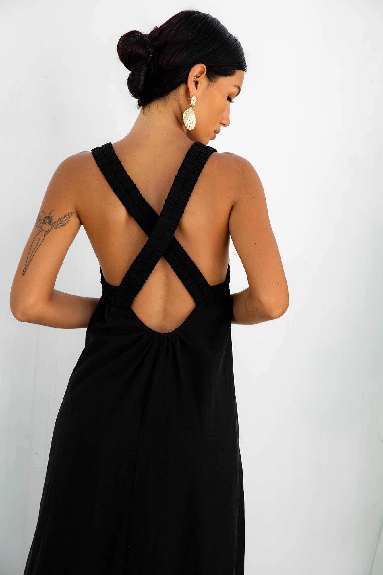 Dear Eclipse Maxi Dress Black